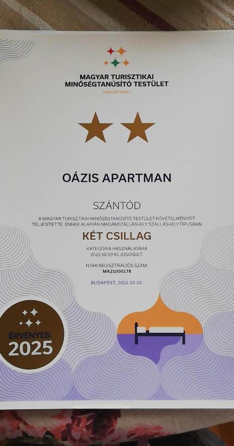 Oazis Apartman Szantod Ngoại thất bức ảnh